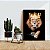 Quadro Decorativo Flutuante Leão de Juda Rei com Coroa - Imagem 4