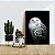 Quadro Decorativo Flutuante Animal Coruja das Neves Branca Vertical - Imagem 3