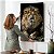 Quadro Decorativo Flutuante Animal Selvagem Leão Imponente Deitado Vertical - Imagem 4