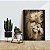 Quadro Decorativo Flutuante Animais Selvagens Carinho da Familia Leão Vertical - Imagem 3