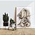 Quadro Decorativo Flutuante Animais Selvagens Leão e seu Filhote Vertical - Imagem 3