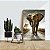 Quadro Decorativo Flutuante Animal Selvagem Elefante Caminhando na Estrada Vertical - Imagem 3