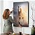 Quadro Decorativo Flutuante Animal Selvagem Cavalo Correndo ao Por do Sol Vertical - Imagem 4