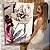 Quadro Decorativo Flutuante Flores com Fundo Abstrato - Imagem 1