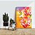 Quadro Decorativo Flutuante Flores Abstratas Coloridas - Imagem 3