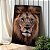 1017] Quadro Decorativo Canvas Animal Selvagem Leão Vertical - Imagem 1