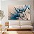 Quadro Decorativo Canvas Dente De Leão Azul Horizontal - Imagem 3