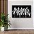 Quadro Decorativo Flutuante Floral Pétalas Preto e Branco Fundo Preto Horizontal - Imagem 2