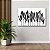 Quadro Decorativo Flutuante Floral Pétalas Preto e Branco Fundo Branco Horizontal - Imagem 2
