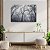 Quadro Decorativo Flutuante Paisagem Bosque De Árvores com Galhos Secos Horizontal - Imagem 3