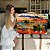 Quadro Decorativo Flutuante Pintura Abstrata Barcos Pôr do Sol no Mar Horizontal - Imagem 1