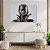 Quadro Decorativo Flutuante Mulher com Joias Douradas e Maquiagem Black Gold Horizontal - Imagem 3
