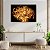 Quadro Decorativo Flutuante Beleza Feminina Mulher e Cabelos Dourados Gold Horizontal - Imagem 3
