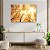 Quadro Decorativo Flutuante Árvores Alaranjadas Galhos Secos Outono Horizontal - Imagem 3