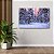 Quadro Decorativo Flutuante Paisagem de Floresta com Pinheiros Nevados Horizontal - Imagem 2