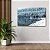 Quadro Decorativo Flutuante Paisagem Floresta Coberta por Neve Horizontal - Imagem 2
