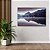 Quadro Decorativo Flutuante Paisagem de Lago espelhando as montanhas Horizontal - Imagem 2