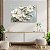 Quadro Decorativo Flutuante Floral Pintura de Orquídeas Brancas Horizontal - Imagem 3