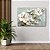 Quadro Decorativo Flutuante Floral Pintura de Orquídeas Brancas Horizontal - Imagem 2