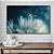 Quadro Decorativo Flutuante Floral Dente de Leão com Gota De Água Horizontal - Imagem 4
