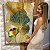 Quadro Decorativo Canvas Abstrato Composição de Folhas Verdes com Detalhes Dourados Vertical - Imagem 6