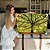 Quadro Decorativo Flutuante Paisagem Árvore Grande com Folhas caídas no chão Horizontal - Imagem 1