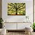 Quadro Decorativo Flutuante Paisagem Árvore Grande com Folhas caídas no chão Horizontal - Imagem 3