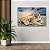 Quadro Decorativo Flutuante Animal Selvagem Tigre Deitado na Grama Horizontal - Imagem 2