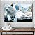 Quadro Decorativo Flutuante Animal Selvagem Leão Branco na Neve Horizontal - Imagem 4