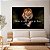 Quadro Decorativo Flutuante Leão Frase Nunca foi Sorte sempre foi Deus Horizontal - Imagem 3