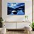 Quadro Decorativo Flutuante Paisagem de Floresta sob a Luz do Luar Horizontal - Imagem 3