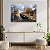 Quadro Decorativo Flutuante Paisagem Outono Ponte de Madeira sobre o Lago Horizontal - Imagem 3