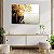 Quadro Decorativo Flutuante Paisagem Outono Barco no Lago Horizontal - Imagem 3