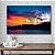 Quadro Decorativo Flutuante Paisagem Artística de Luar ao Entardecer Horizontal - Imagem 4