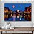 Quadro Decorativo Flutuante Paisagem de Ponte Rialto Grande Canal em Veneza Itália Sob Luz Vermelha Horizontal - Imagem 4