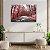 Quadro Decorativo Flutuante Paisagem de Floresta com Árvores de Folhas Vermlhas Horizontal - Imagem 3