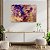 Quadro Decorativo Flutuante Composição Abstrata de Casal de Leões Horizontal - Imagem 3