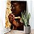 Quadro Decorativo Flutuante Mulher Beleza Feminina Perfil Olhos Fechados Vertical - Imagem 2