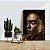 Quadro Decorativo Flutuante Mulher Beleza Feminina Maquiagem Brilho Gold Shine Vertical - Imagem 3