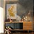 Quadro Decorativo Canvas Abstrato Folhas Gold Shine Vertical - Imagem 3