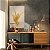 Quadro Decorativo Canvas Abstrato Folhas em Ouro Luxo Vertical - Imagem 3