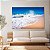 Quadro Decorativo Canvas Paisagem Litorânea Ondas do Mar Horizontal - Imagem 2