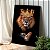 Quadro Decorativo Canvas Leão de Juda Rei com Coroa - Imagem 3