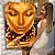 Quadro Decorativo Canvas Rosto Feminino Dourado com Jóias Vertical - Imagem 6