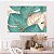 Quadro Decorativo Canvas Folhas Abstratas em Linhas Minimalistas Azul - Imagem 2