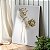 Quadro Decorativo Canvas Flores Rosas Brancas e Douradas - Imagem 3