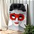 Quadro Decorativo Canvas Mulher com Binóculos e Batom Vermelho Vertical - Imagem 3