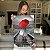 Quadro Decorativo Canvas Mulher com Guarda Chuva Vermelho Vertical - Imagem 5