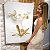 Quadro Decorativo Canvas Floral Orquídeas Douradas Vertical - Imagem 6