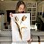 Quadro Decorativo Canvas Floral Tulipas Douradas Vertical - Imagem 5